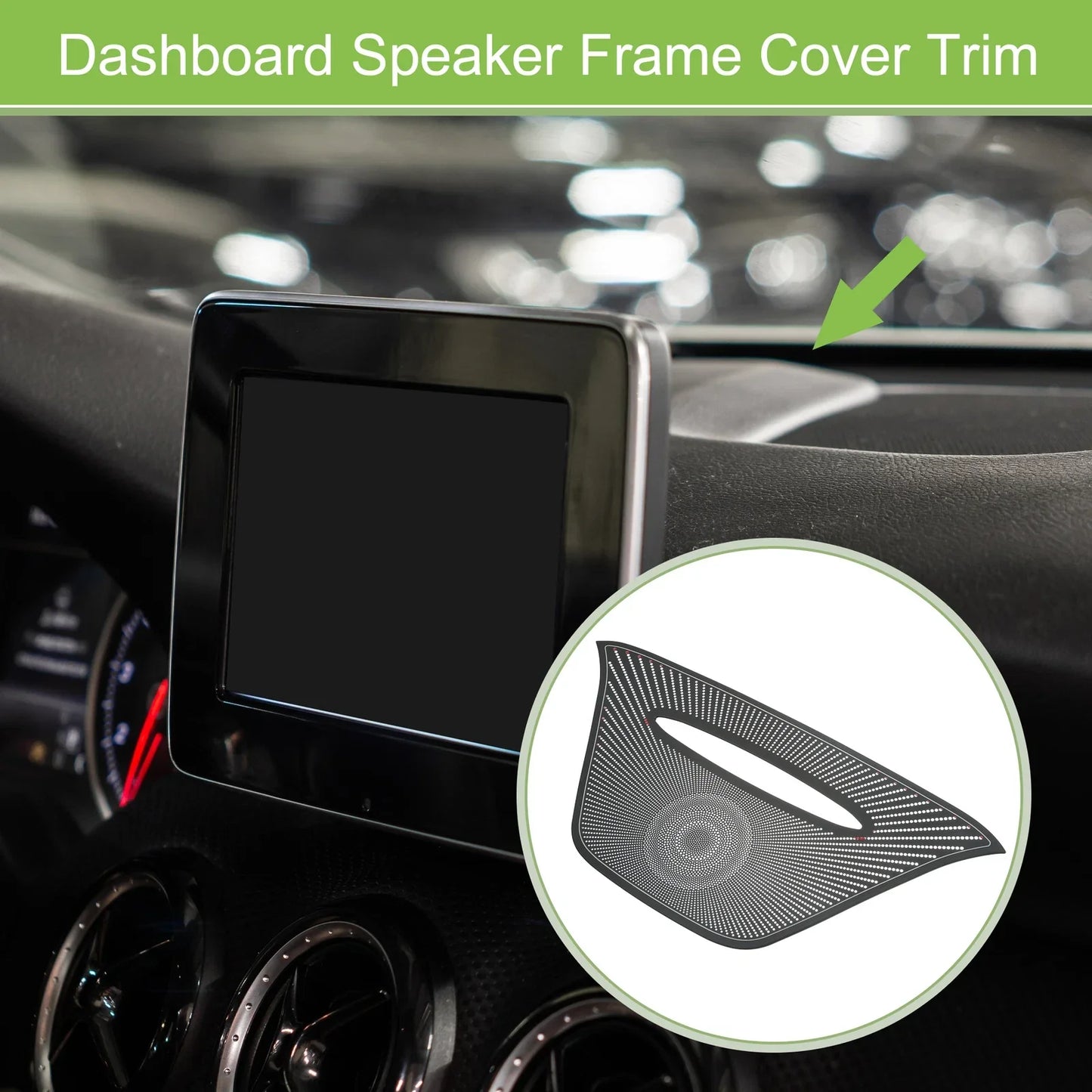 Dashboard Speaker Frame Cover Trim for Mercedes Benz GLA CLA C117 W176 (2013-2020)