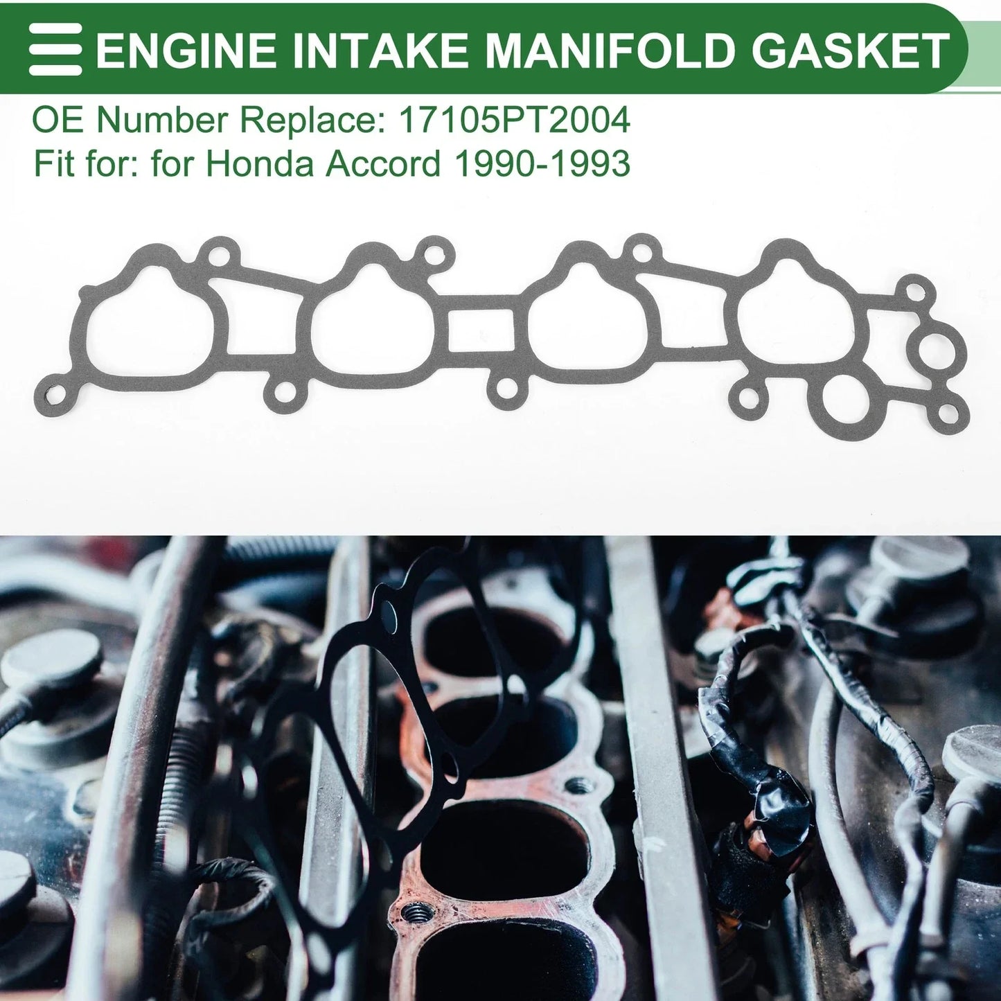 Engine Intake Manifold Gasket for Honda Accord (1990-1993)