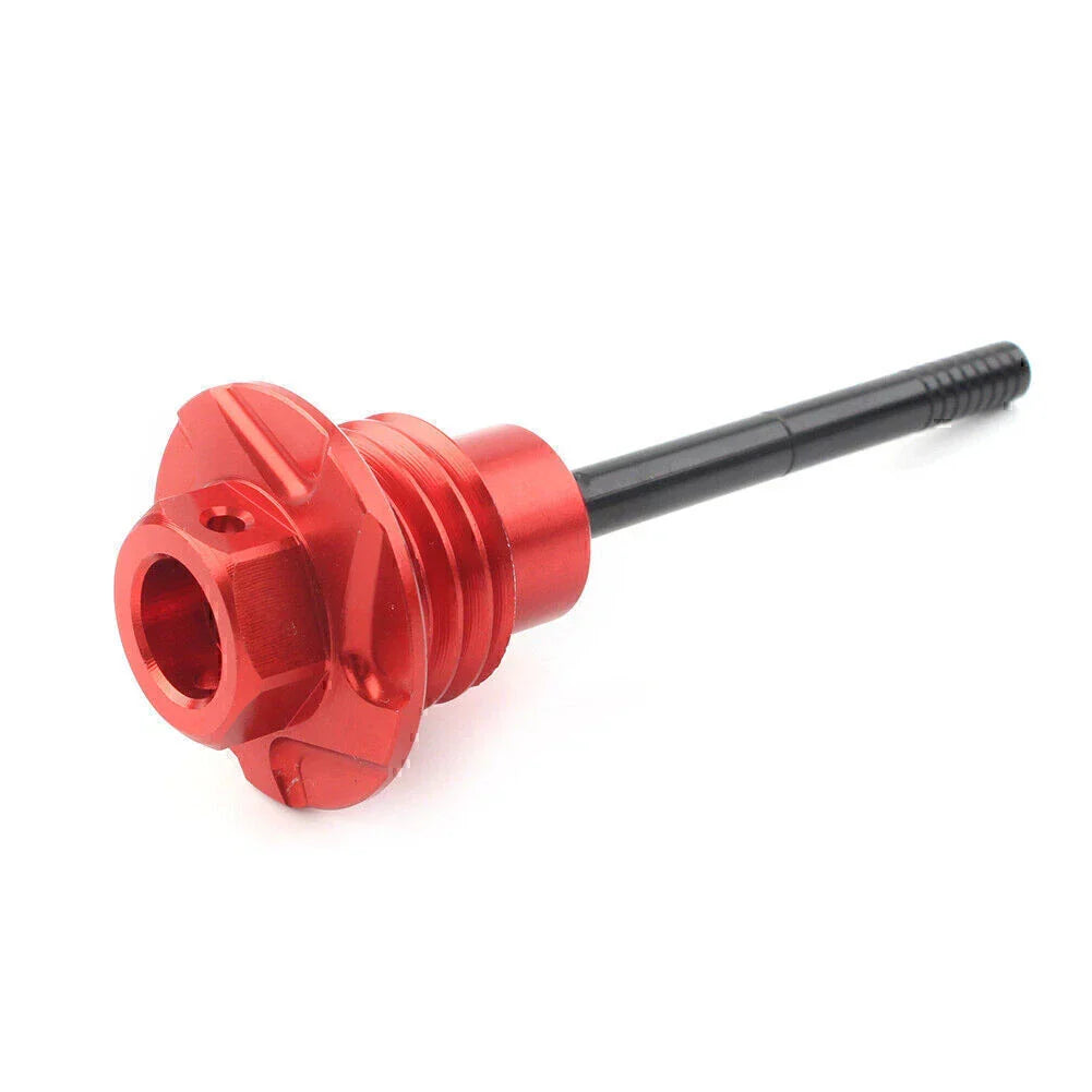 Red Billet Oil Dipstick Plug for Honda CRF450R (2009-2016)