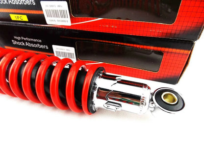 400mm Red/Chrome Rear Shock Absorbers for Honda XL250