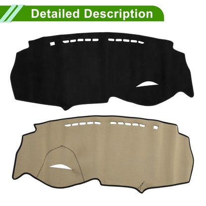 Dashboard Cover Mat for Honda Insight 2009-2014 Sun Protector Pad Black