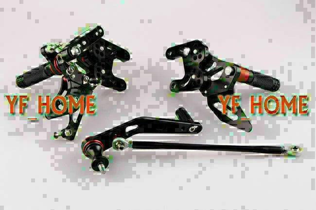 Motor Black Rearsets Foot Pegs for Honda CBR 1000RR (2008-2016)
