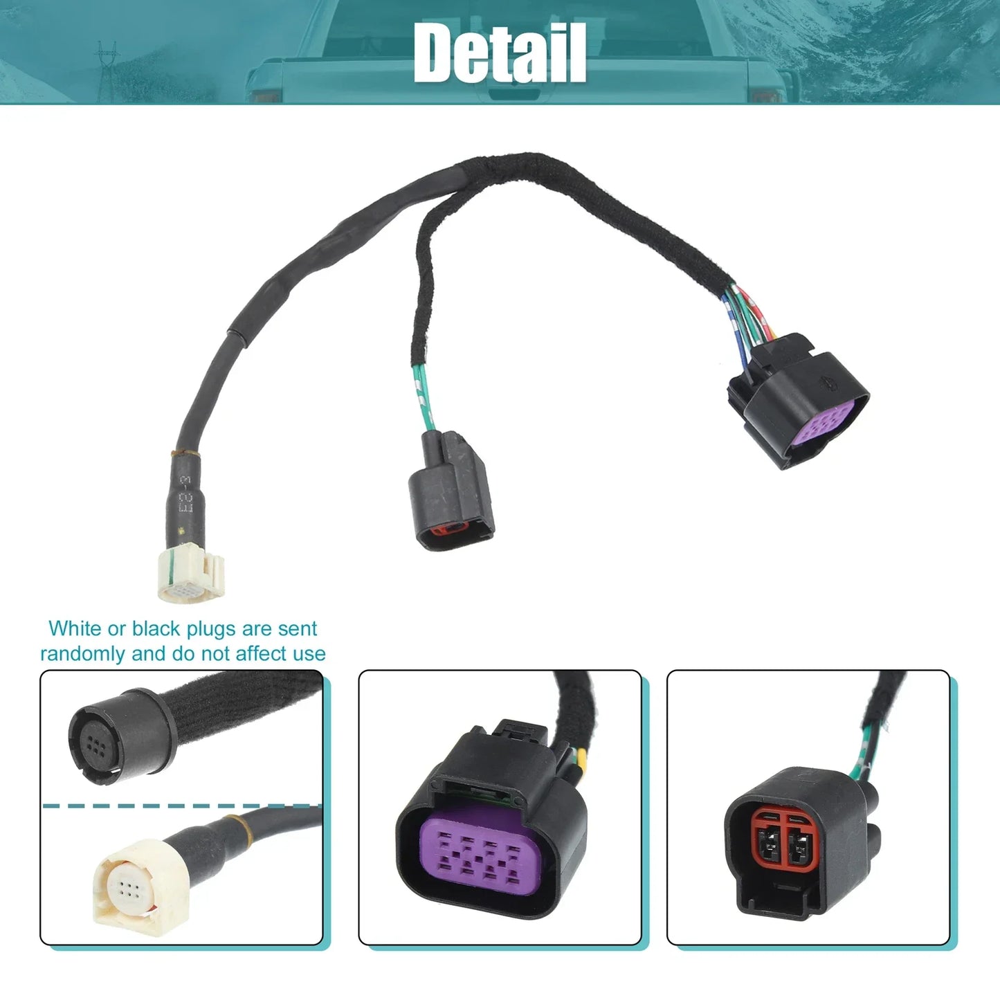 Car Camera Wiring Harness for Dodge Ram 1500 2500 3500 (2013-2017)