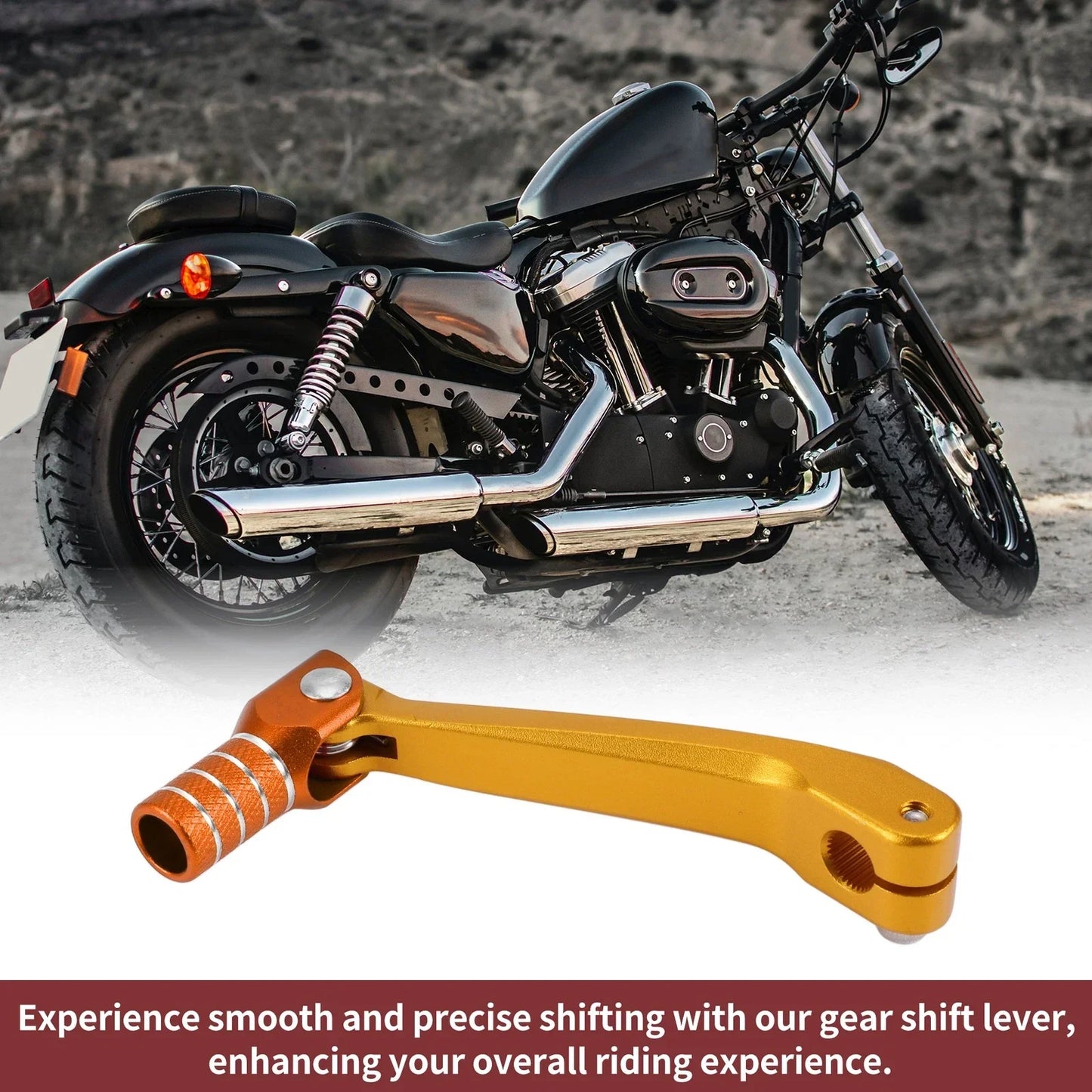 Gold Tone Gear Shift Lever for Honda CRF150F (2017-2023)