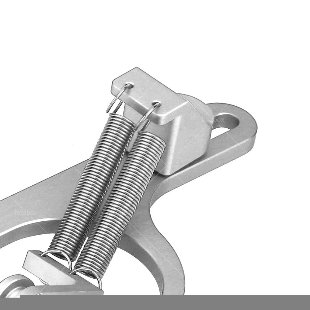 Carburetor Throttle Cable Bracket for Carb 4150 4160 - Billet Aluminum Silver