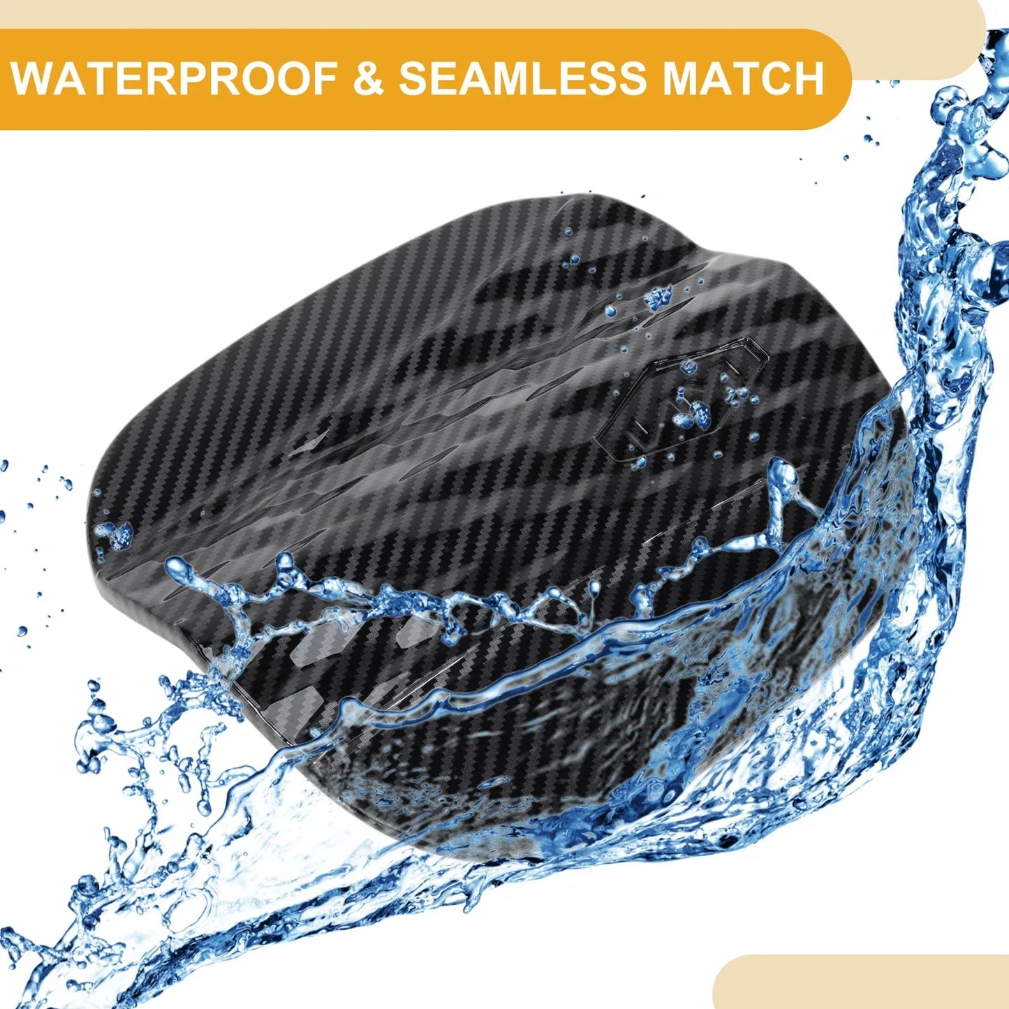Fuel Tank Door Cap for Hyundai Sonata 2024-2025 Gas Tank Flap Carbon Fiber