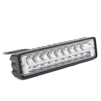 6" LED Work Light Bar Dual Color White Amber for Car