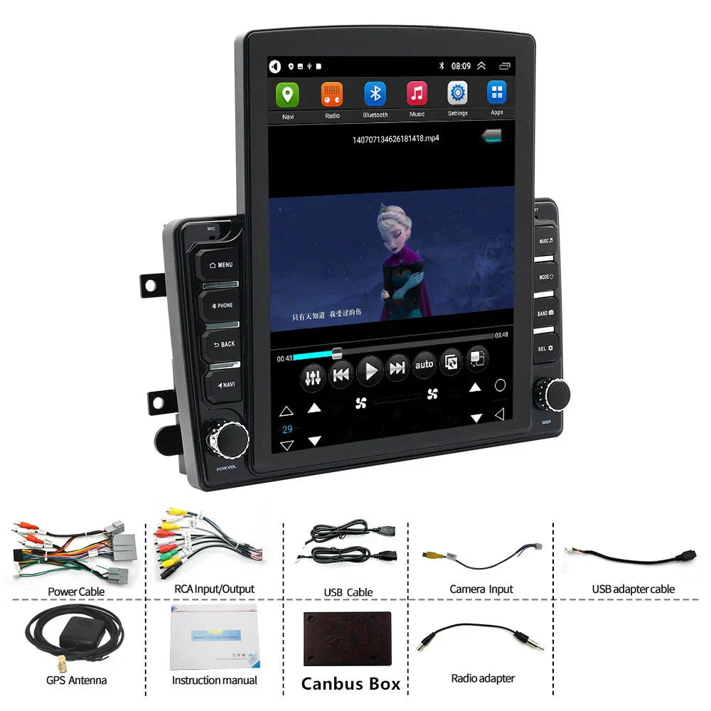 9.7'' Carplay Android Stereo GPS Navigation for 2004-2008 Ford F150