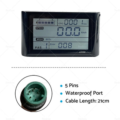 S900 Ebike LCD Display Speed Meter for Electric Bicycle