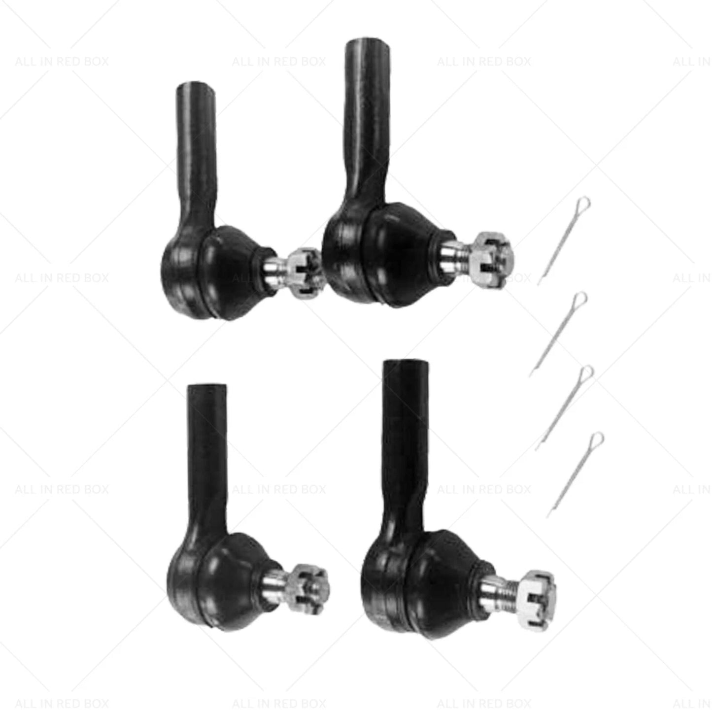 4 x Inner Outer Tie Rod Ends for Nissan D22 Navara 4x4 (1997-2005)
