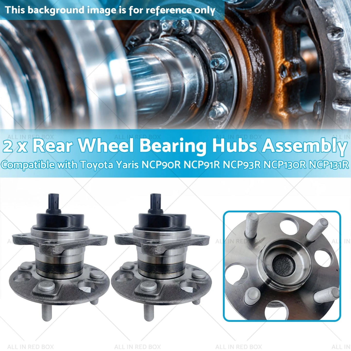 Rear Wheel Bearing Hub for Toyota Yaris NCP90 NCP130 (2005-2017)
