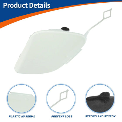 Front Bumper Tow Hook Cover for Mercedes-Benz CLA W117 (2014-2019) White