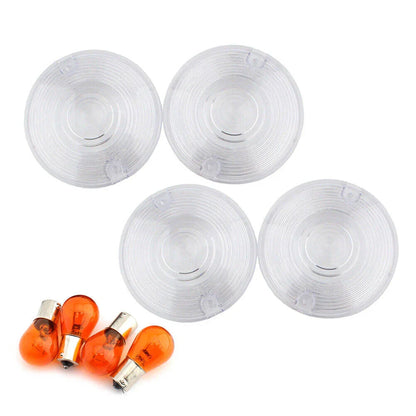 Amber Turn Signal Light Lens Cover for Harley Touring Road King (1994-2010)