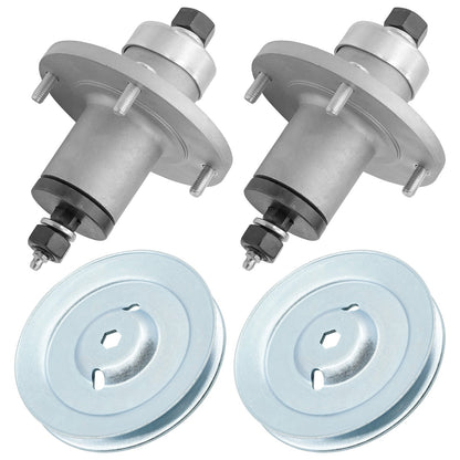Deck Spindle Pulley Replacement for John Deere X300 X304 X324 X360 (2003–2005)