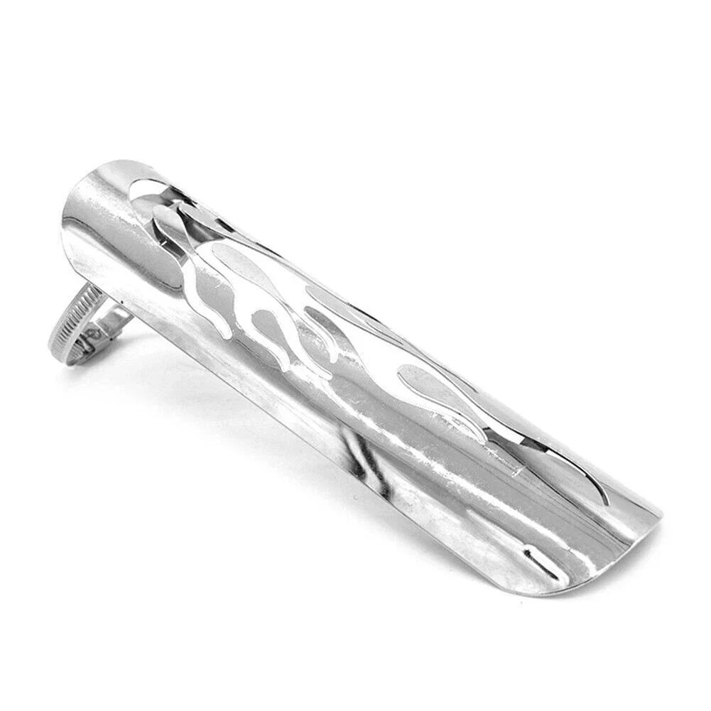 Universal Silver Exhaust Muffler Pipe Heat Shield Cover for Motorcycle