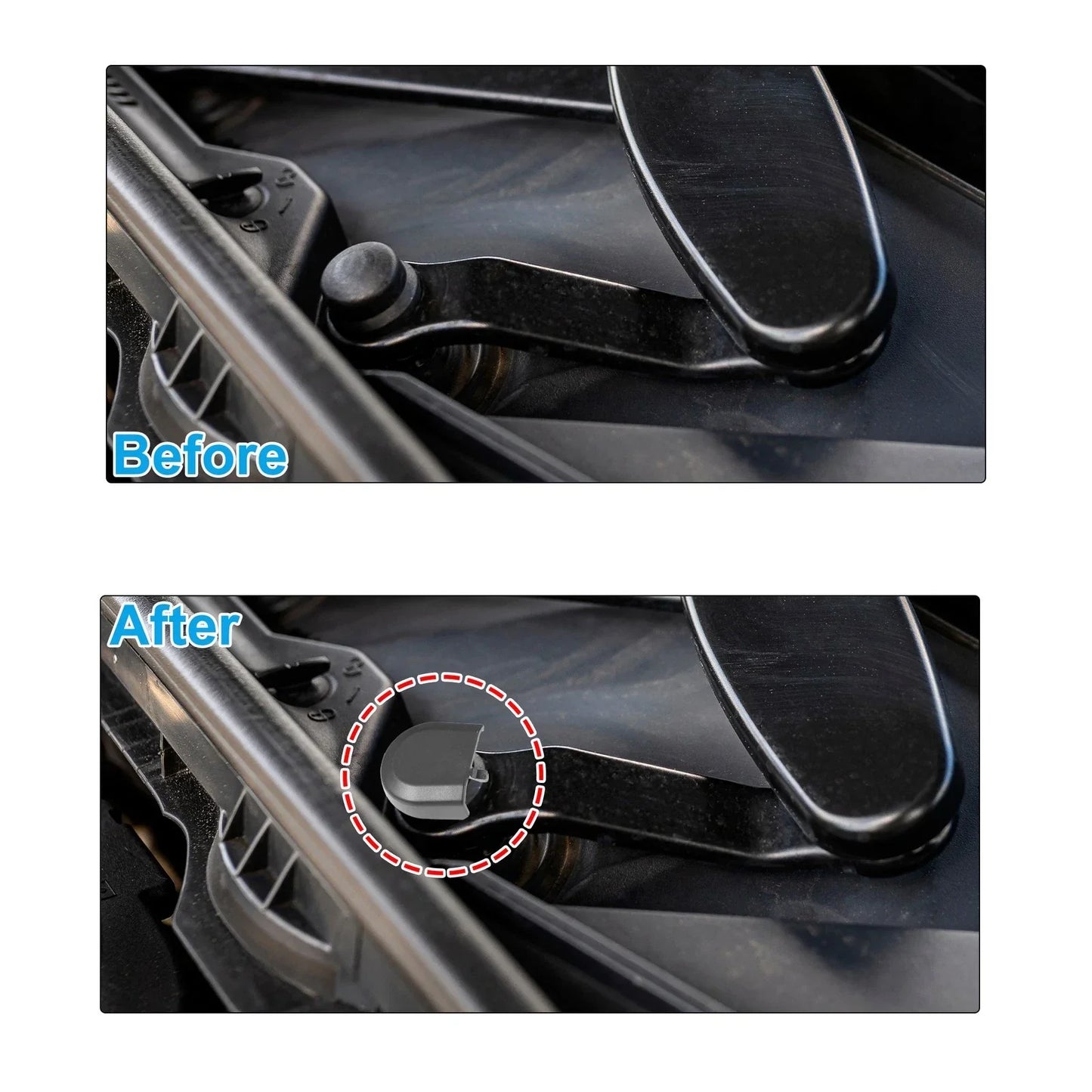 Windshield Wiper Arm Nut Cover Cap for Honda Civic (2006-2011)