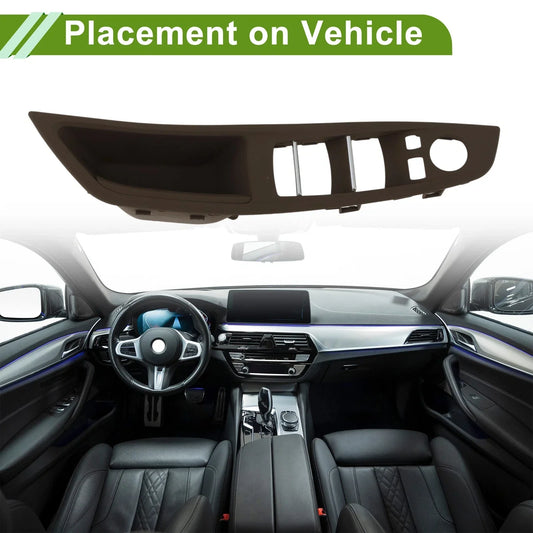 Front Left Window Switch Bezel Cover for BMW 5 Series (2010 - 2016)