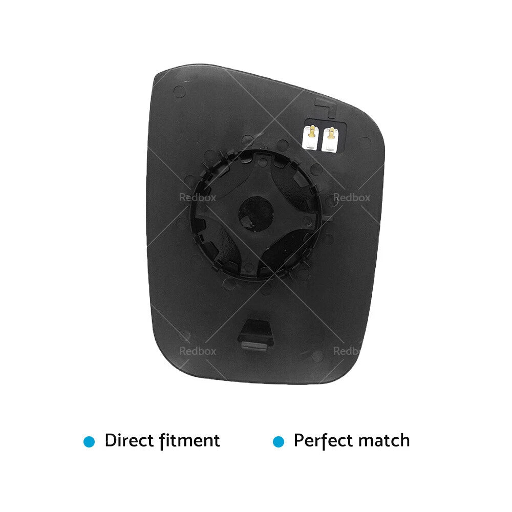 Heated Left Side Mirror Glass for Nissan Navara D40 (2005-2015)
