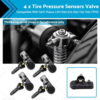 Tire Pressure Sensors Valves for SAIC Maxus LDV D90 G10 G50 T60 V90 (2016-2023)