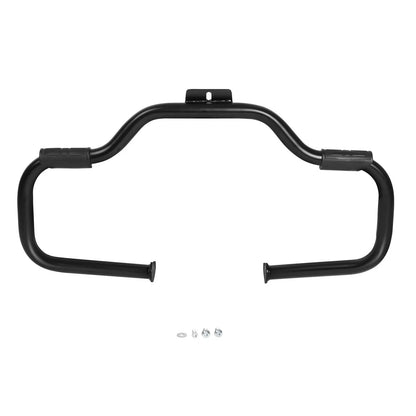 Mustache Highway Bar Foot Pegs for Harley Heritage Softail (2000-2017) Black