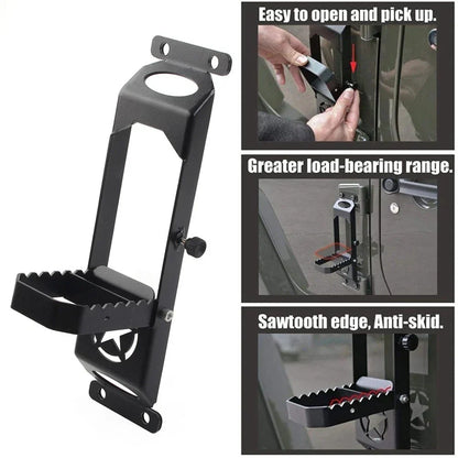 Foot Pegs for Jeep Wrangler JK 2007-2017 & JL 2018-2022