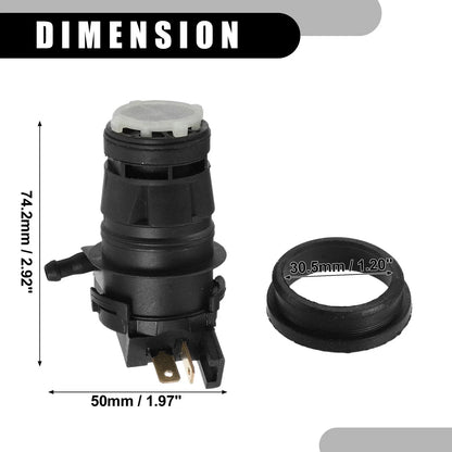 Windshield Washer Pump for Honda Civic 2006-2011 - Plastic Black