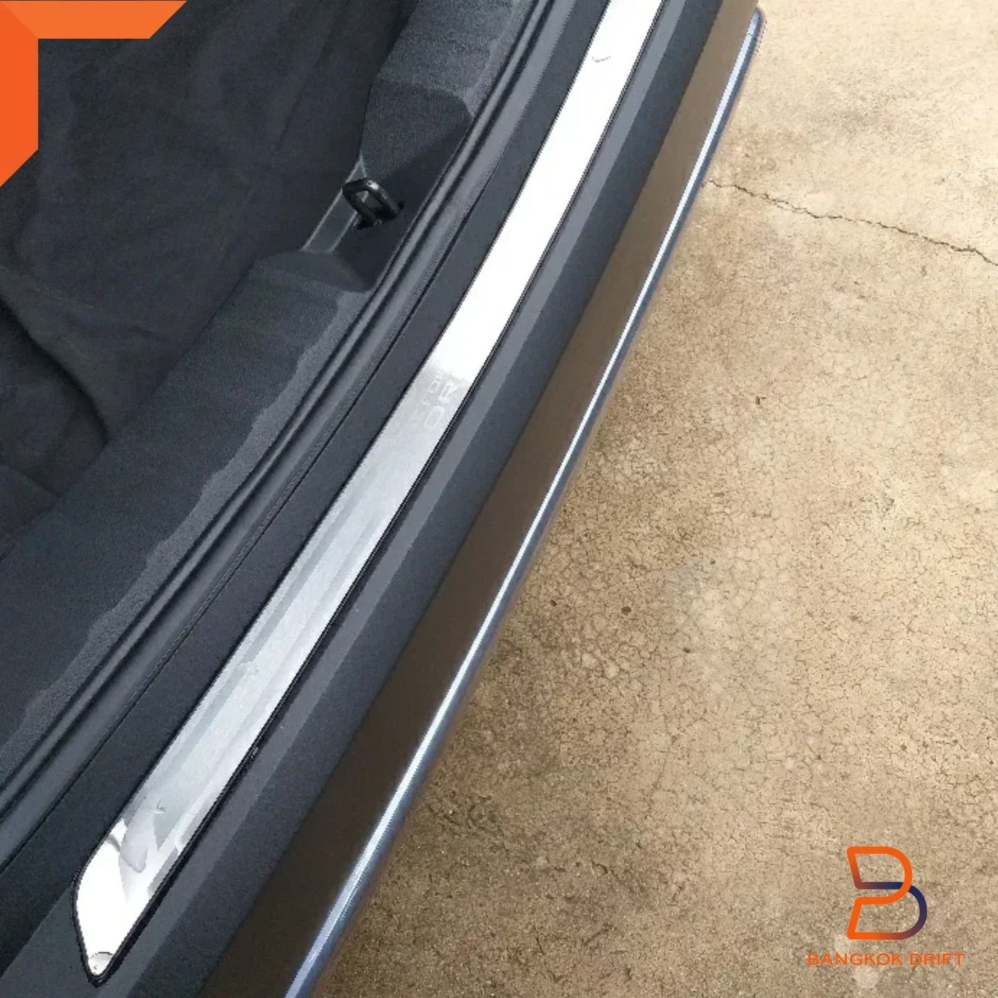 Chrome Rear Bumper Scuff Plate Guard for Toyota Corolla Cross (2020-2024)