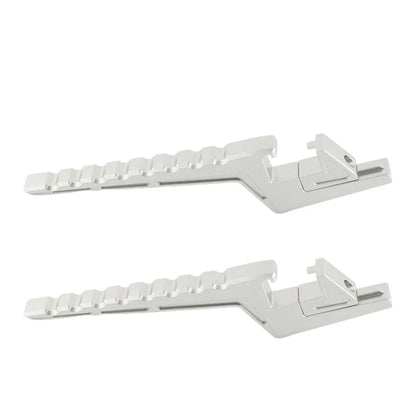 Silver Passenger Footpeg Extensions for Surron Light Bee X/S X/L1E (2020-2023)