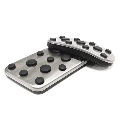 Stainless Steel Brake Gas Pedal Covers for Toyota Land Cruiser Prado (10-22)