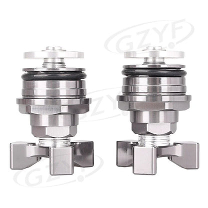CNC Motorcycle Fork Bolts Preload Adjusters for Kawasaki Ninja 250 (2008-2012)
