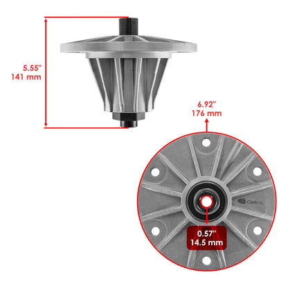 Deck Spindle Pulley 52 Inch Replacement for Woods MZ2652 MZ2661 (2000–2000)