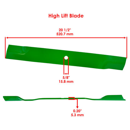 Deck Blade with Bolt Replacement for Dixie Chopper 60 inch (2000–2020)