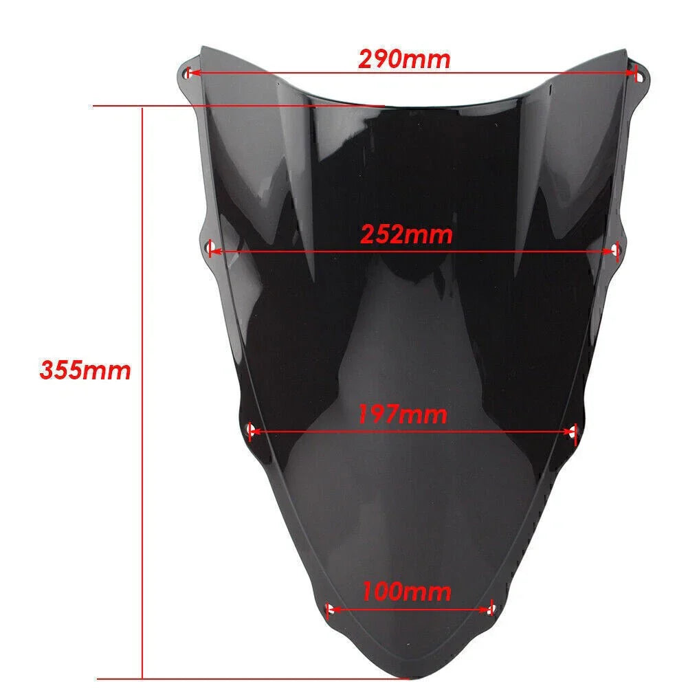 Windshield for Ducati 1299 (2015-2019) - Silver ABS Plastic