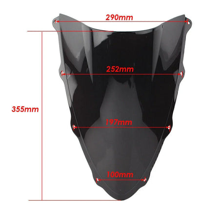 Windshield for Ducati 1299 (2015-2019) - Silver ABS Plastic