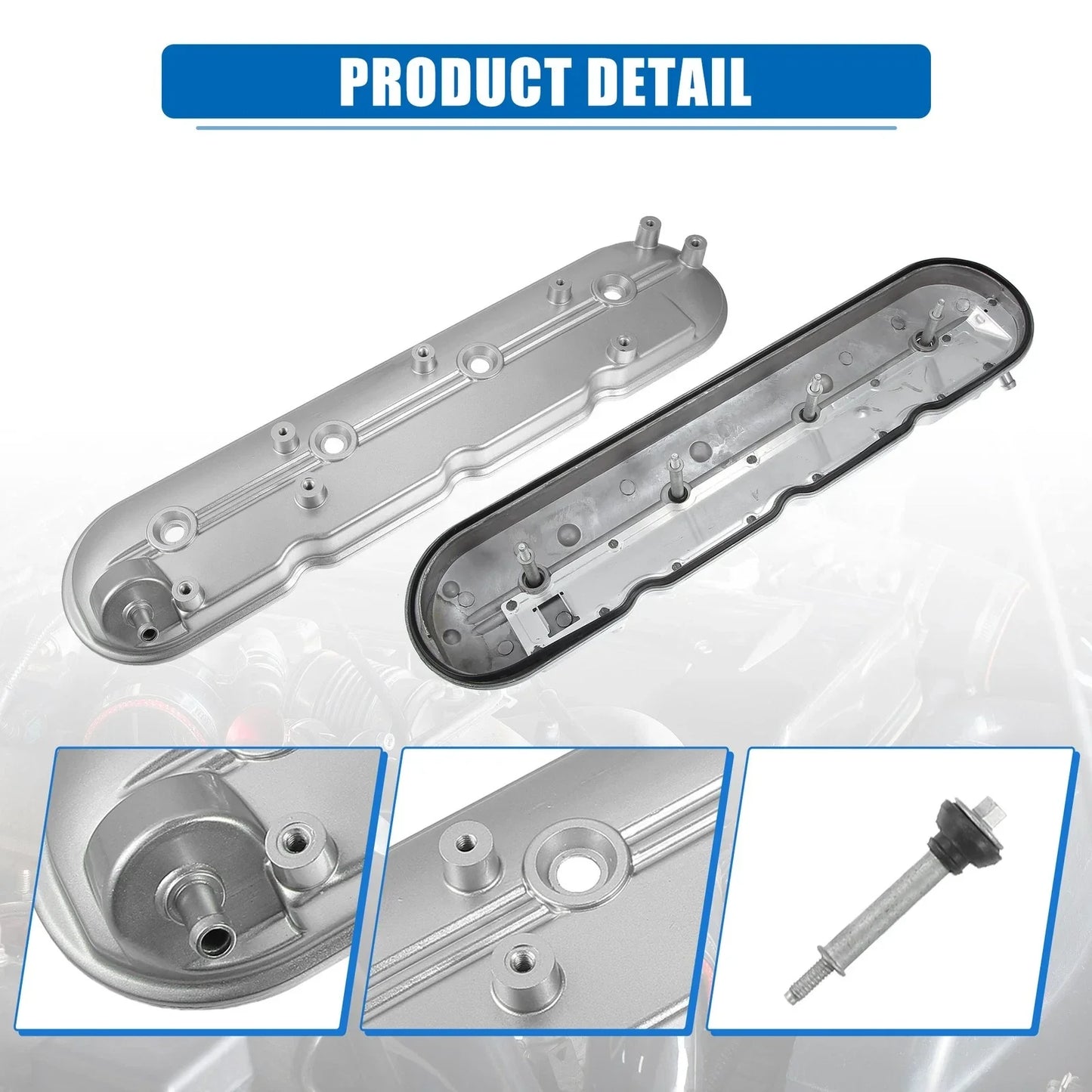 Driver Side Valve Cover for Chevy Silverado Tahoe GMC Sierra Yukon (2007-2014)