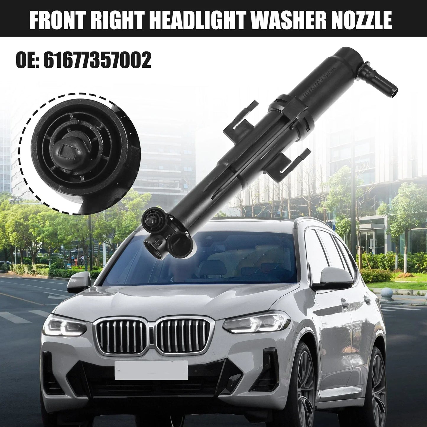 Front Right Headlight Washer Nozzle for BMW X4 (2015 - 2018)