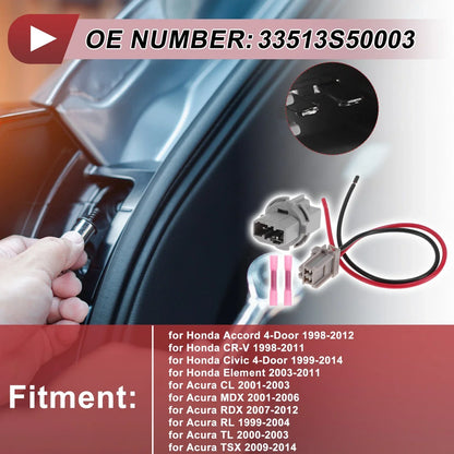 Parking Light Socket Wiring for Honda Accord 4-Door (1998-2012)