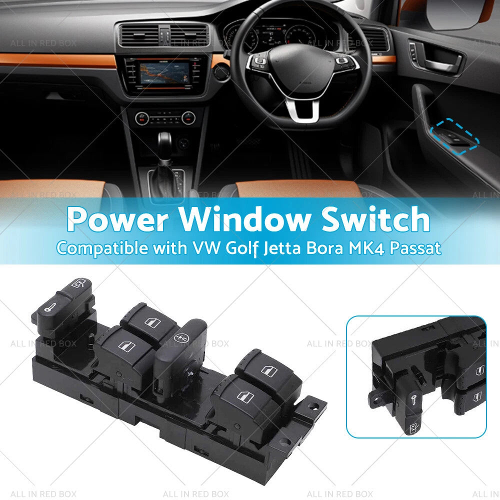 RH Power Window Switch for VW Golf Jetta Bora Passat (1998-2005)