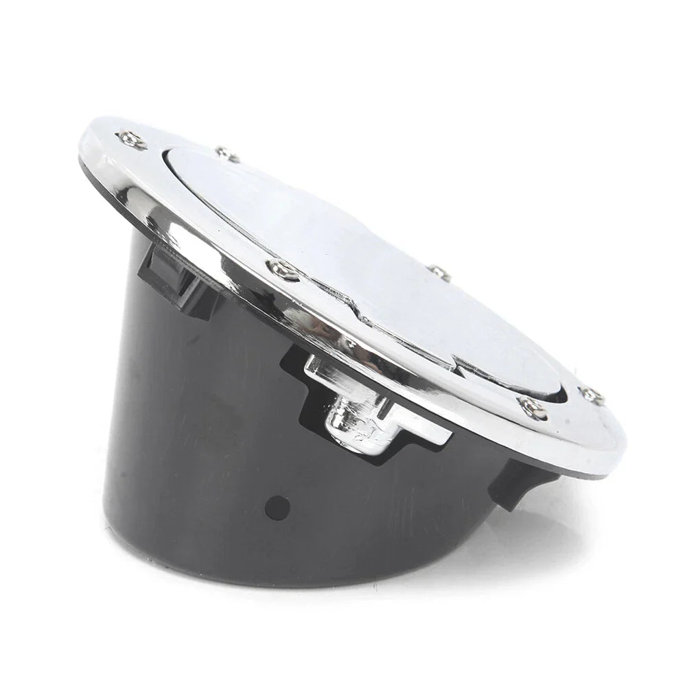 Chrome Fuel Filler Door Cover for Jeep Wrangler JK (2007-2017)
