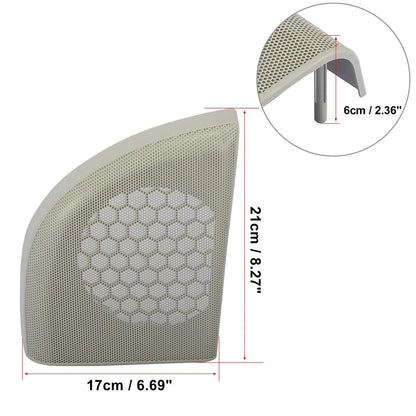 Car Speaker Cover Trim Grille Gray for Mercedes-Benz (A-Class 2013-2018)