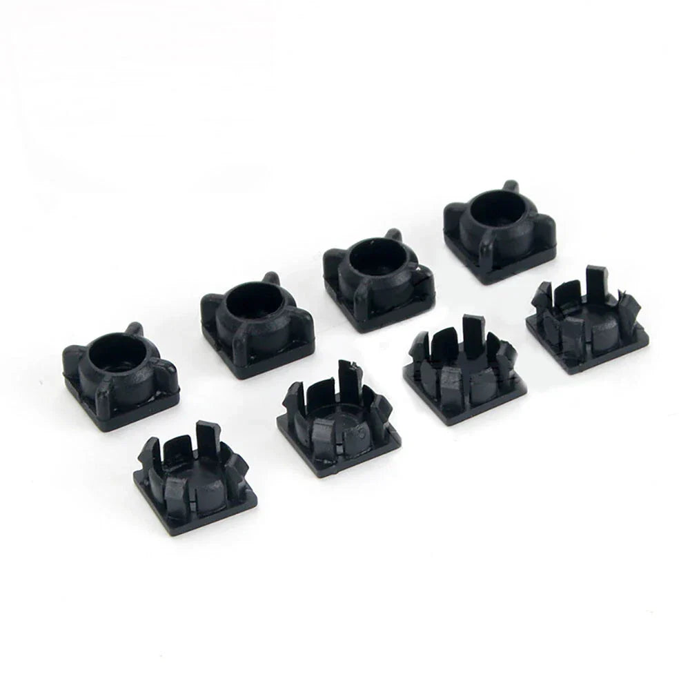 8 Pcs Rubber Feet Screw Covers for Playstation 2 PS2 Console
