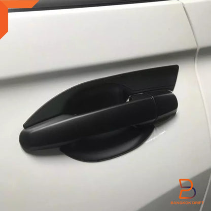 Matte Black Door Handle Cover Trim for Mitsubishi Triton Ute, Pajero Sport (05-23)