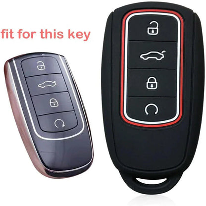 Silicone Car Key Case Cover for Chery Tiggo 8 Plus, 7 Pro, Arrizo 5