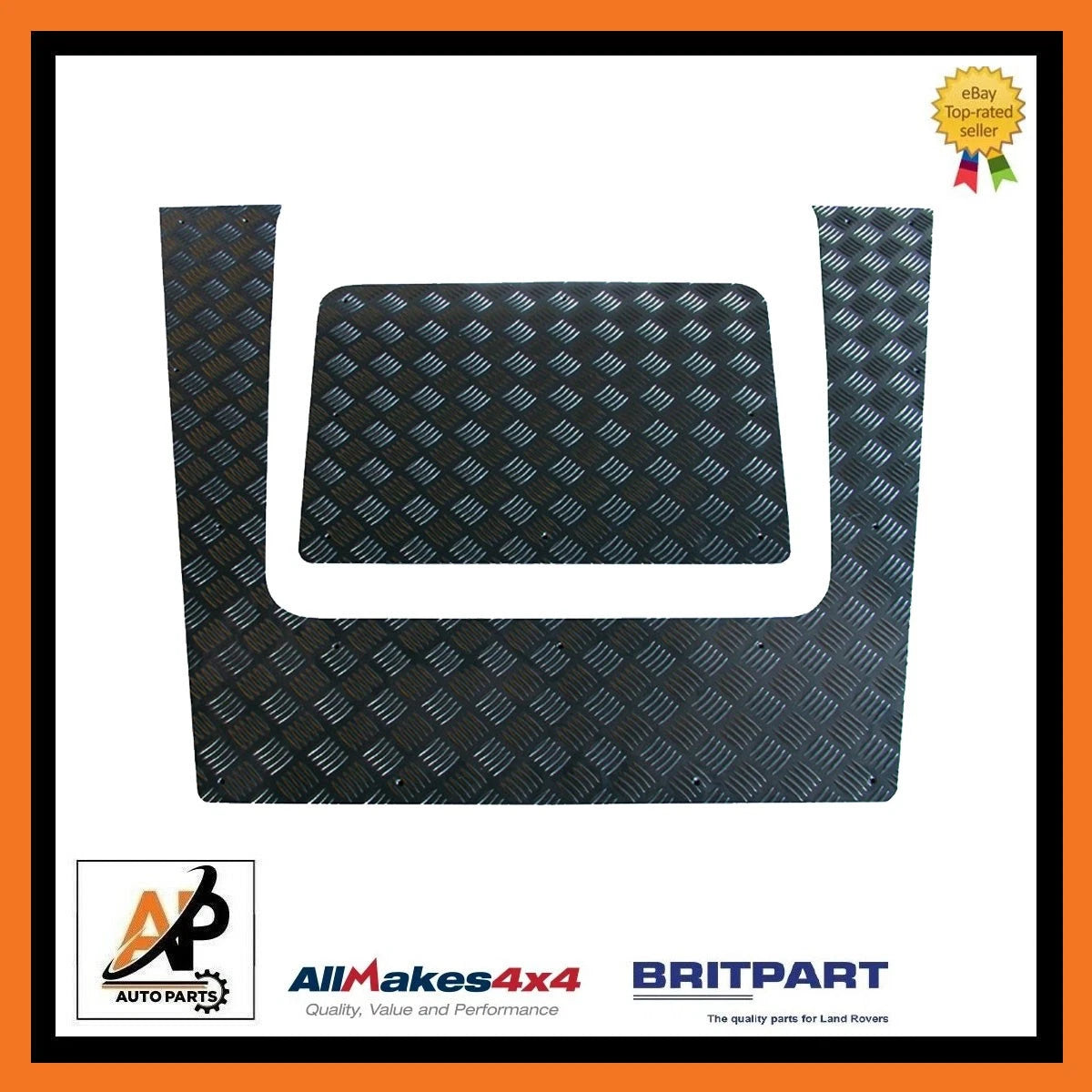Bonnet Protector 2 Piece Chequer Front for Land Rover Defender (1990–2016)