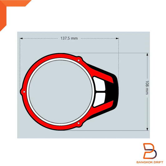 Aluminium Speedometer Cover Guard for Honda Monkey Z Trail CT 125 (2021-2023)
