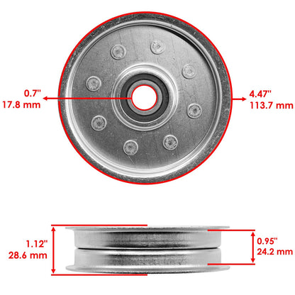 Deck Sheave and Arm Pulley Replacement for John Deere 318 322 425 (48–60")