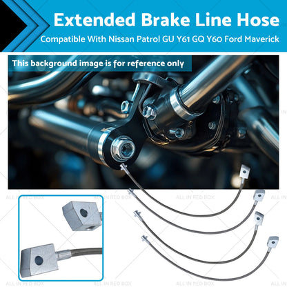 Extended Brake Line Hose for Nissan Patrol GQ GU Y60 Y61 & Ford Maverick
