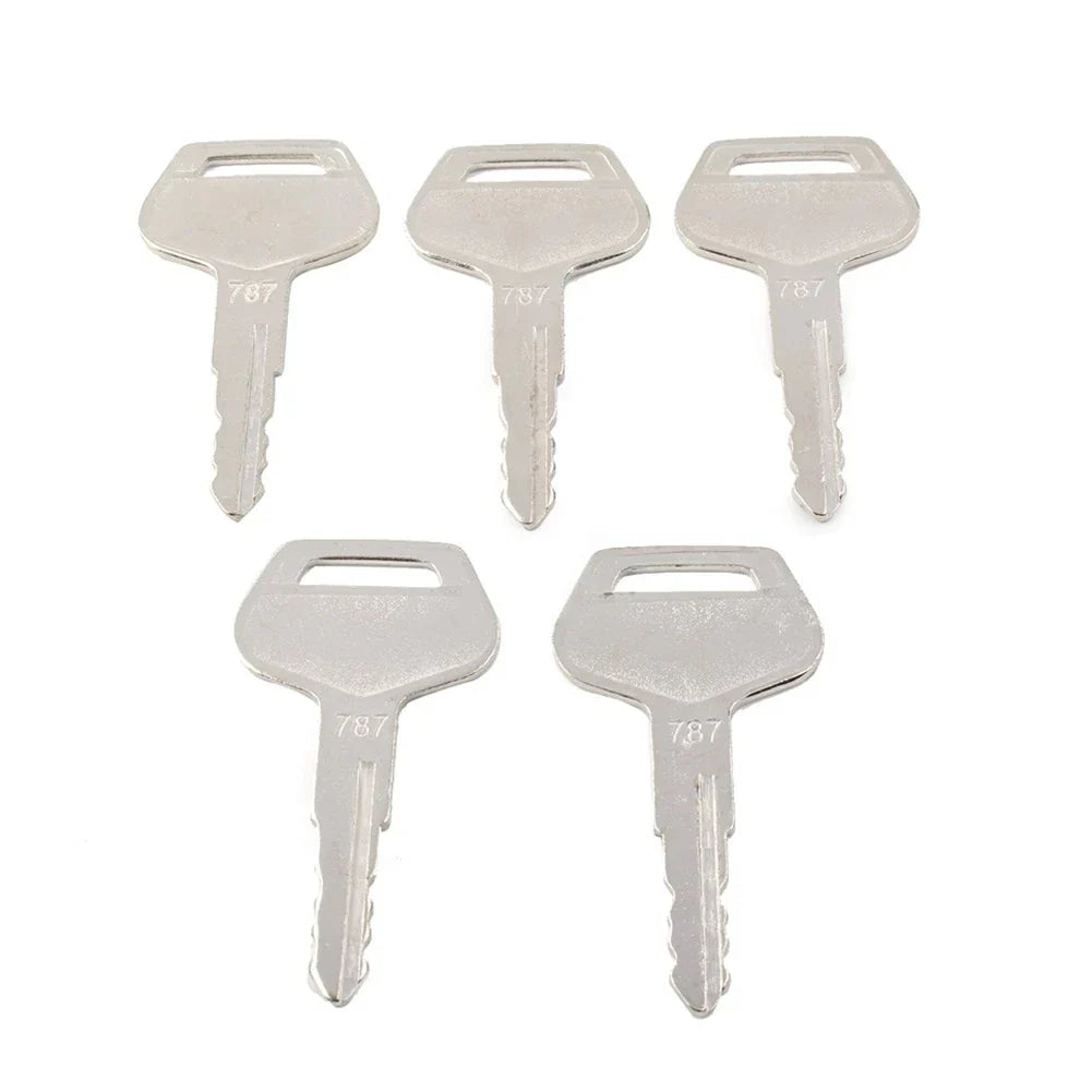 5 x Ignition Keys Metal for Komatsu Excavator Dozer Loader