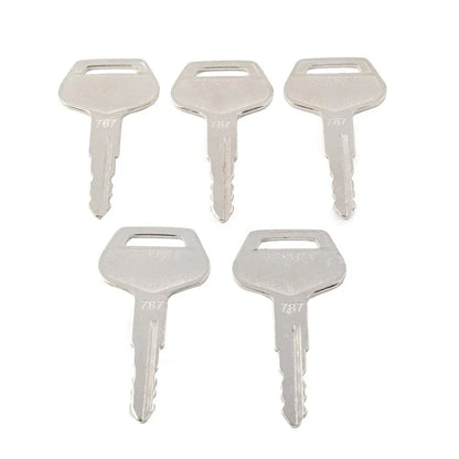 5 x Ignition Keys Metal for Komatsu Excavator Dozer Loader
