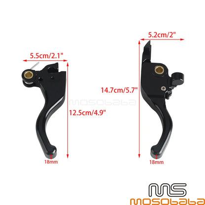 Adjustable Brake Clutch Lever Set for Harley Touring Street Glide FLHX (24)